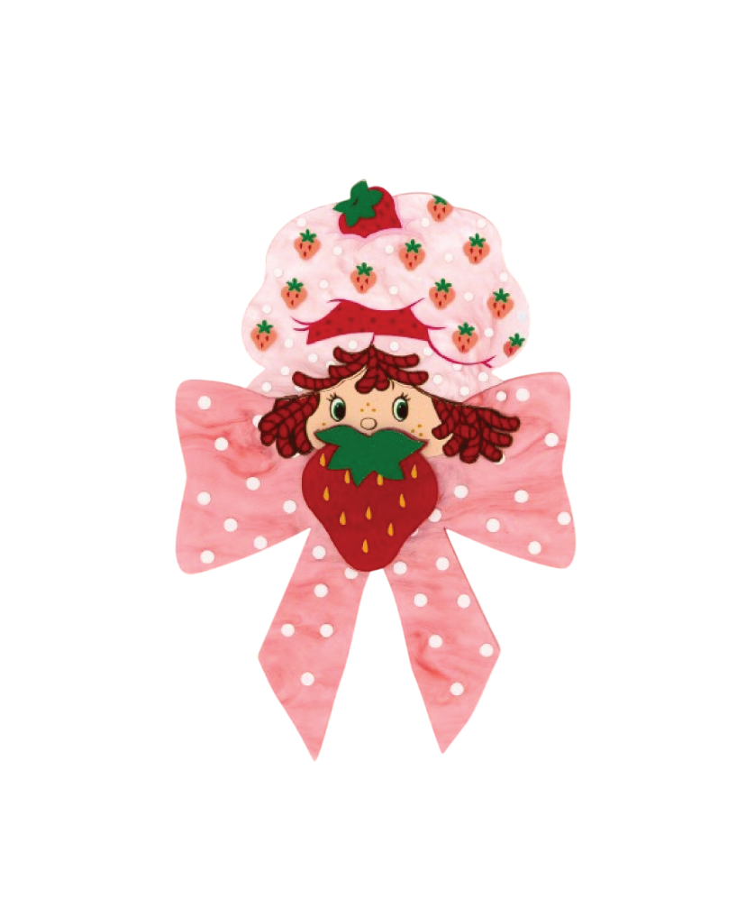 Strawberry Shortcake™ Berry Bow Layered Acrylic Collectible Pin