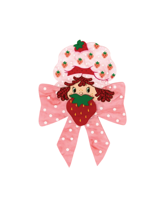 Strawberry Shortcake™ Berry Bow Layered Acrylic Collectible Pin