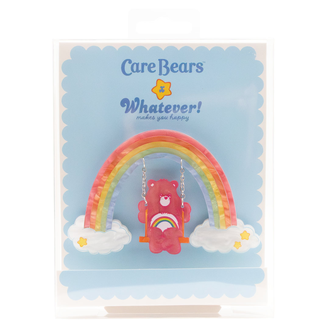 Care Bears Cheer Bears Rainbow Swing Layered Acrylic Pin
