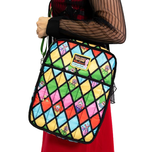 Killer Klowns From Outer Space Reversible & Convertible Square Bag with Fatso Charm