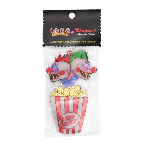 Killer Klowns From Outer Space 5" Layered Acrylic Double Headed Klown Bag Charm