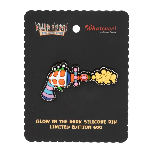 Killer Klowns From Outer Space Glow In The Dark Silicone Ray Gun Pin - Limited Edition 600