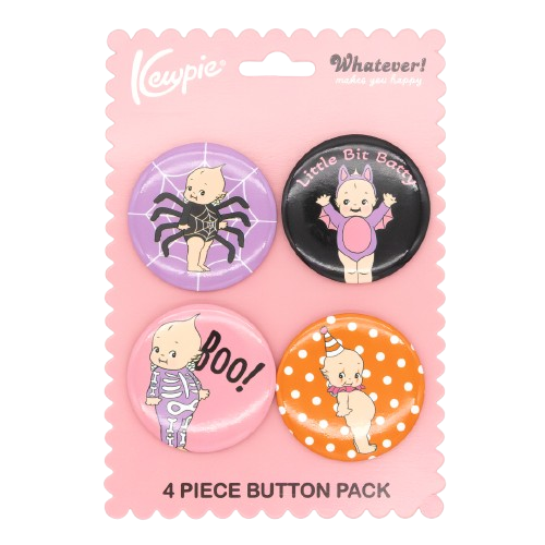 Kewpie Costumes 4Pk 2" Buttons
