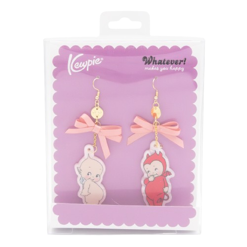 Kewpie Angel & Devil Acrylic Earrings