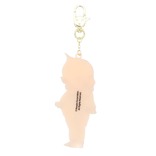 Kewpie Glow In The Dark Skelebaby Layered Acrylic Bag Charm