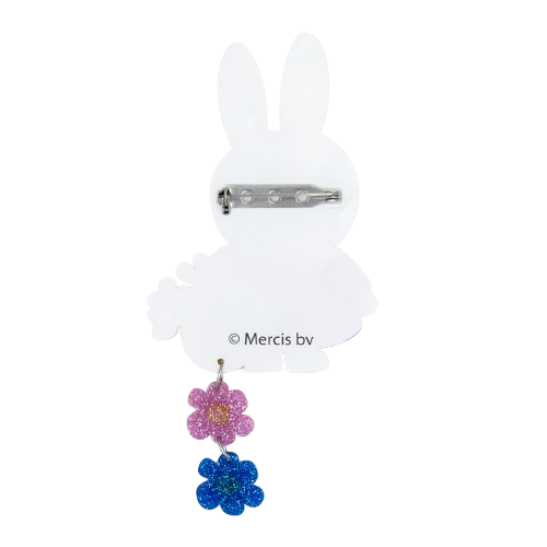 Miffy Flower Dangles Acrylic Collectible Pin