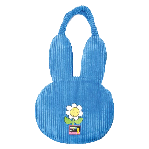Miffy Head Wide Corduroy Oversized Tote Bag