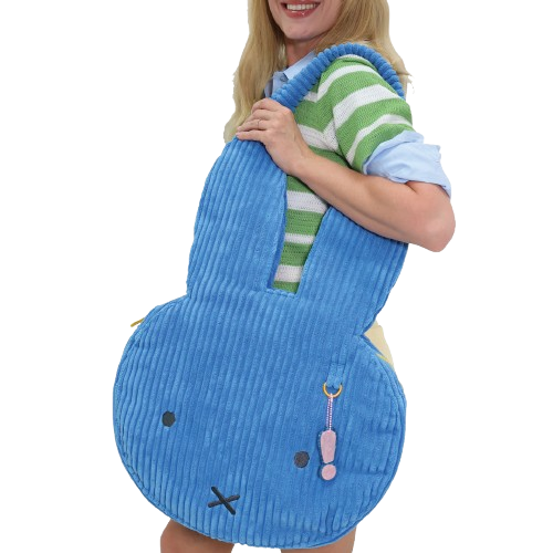 Miffy Head Wide Corduroy Oversized Tote Bag