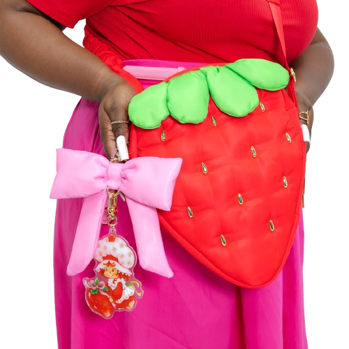 Strawberry Shortcake™ Quilted Strawberry Crossbody Bag