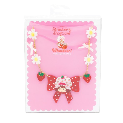 Strawberry Shortcake™ Berry Bow Acrylic Necklace