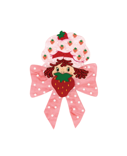 Strawberry Shortcake™ Berry Bow Layered Acrylic Collectible Pin