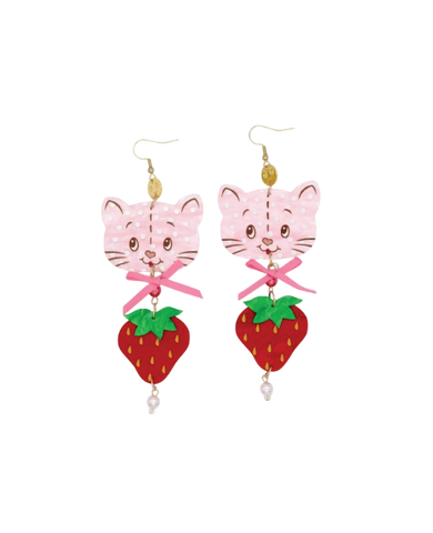 Strawberry Shortcake™ Custard Berry Acrylic Earrings