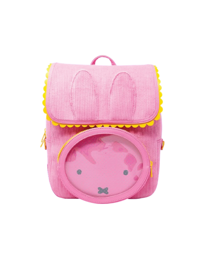 Miffy Corduroy & Faux Leather Pin Trading Backpack