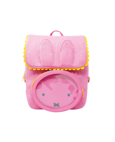 Miffy Corduroy & Faux Leather Pin Trading Backpack