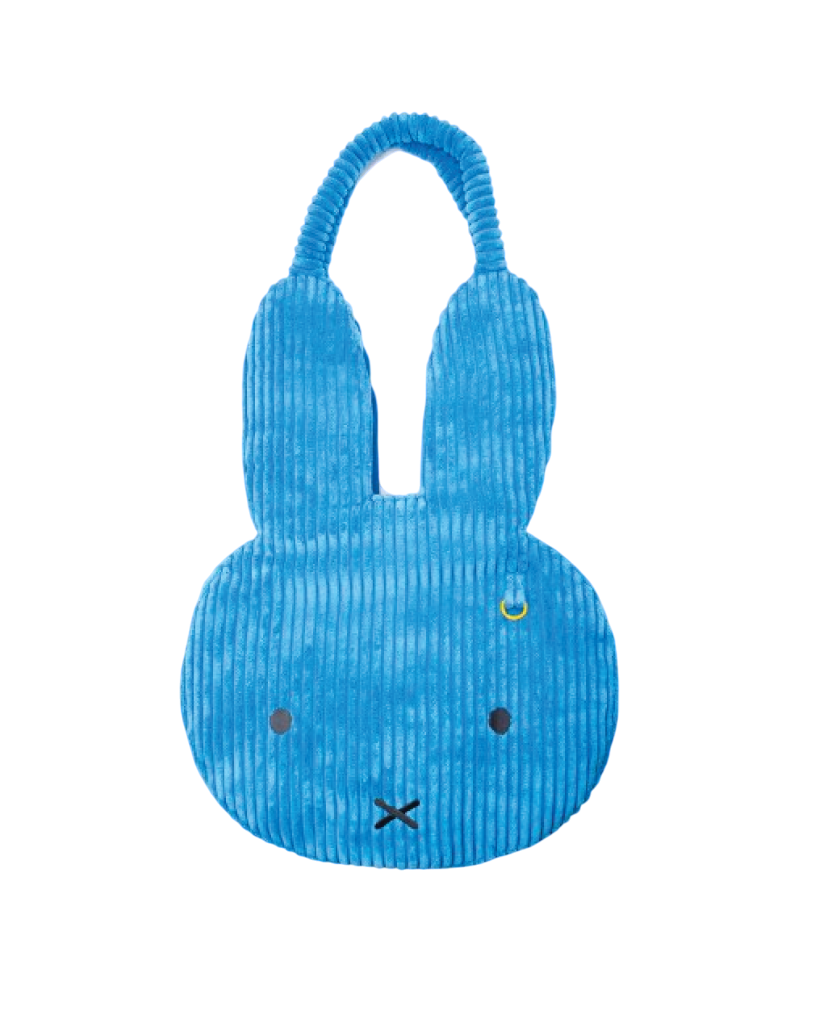 Miffy Head Wide Corduroy Oversized Tote Bag