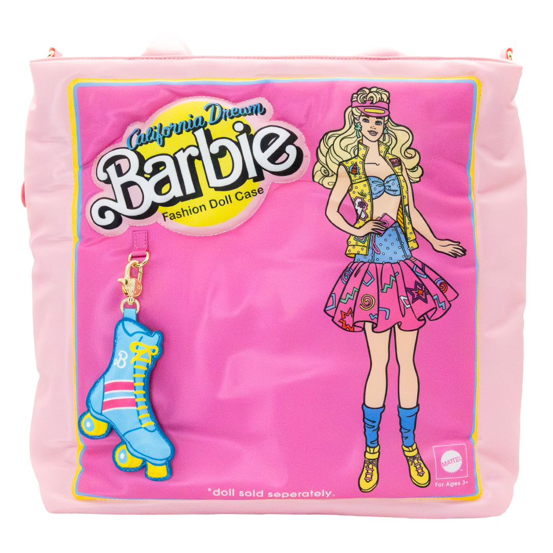 Barbie California Dreamin’ Carrying Case Puffy Tote Bag