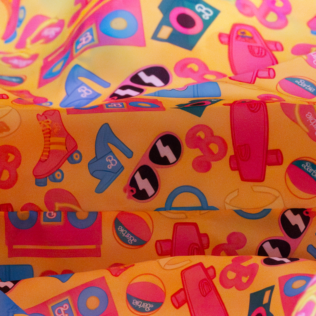 Barbie California Dreamin’ Carrying Case Puffy Tote Bag