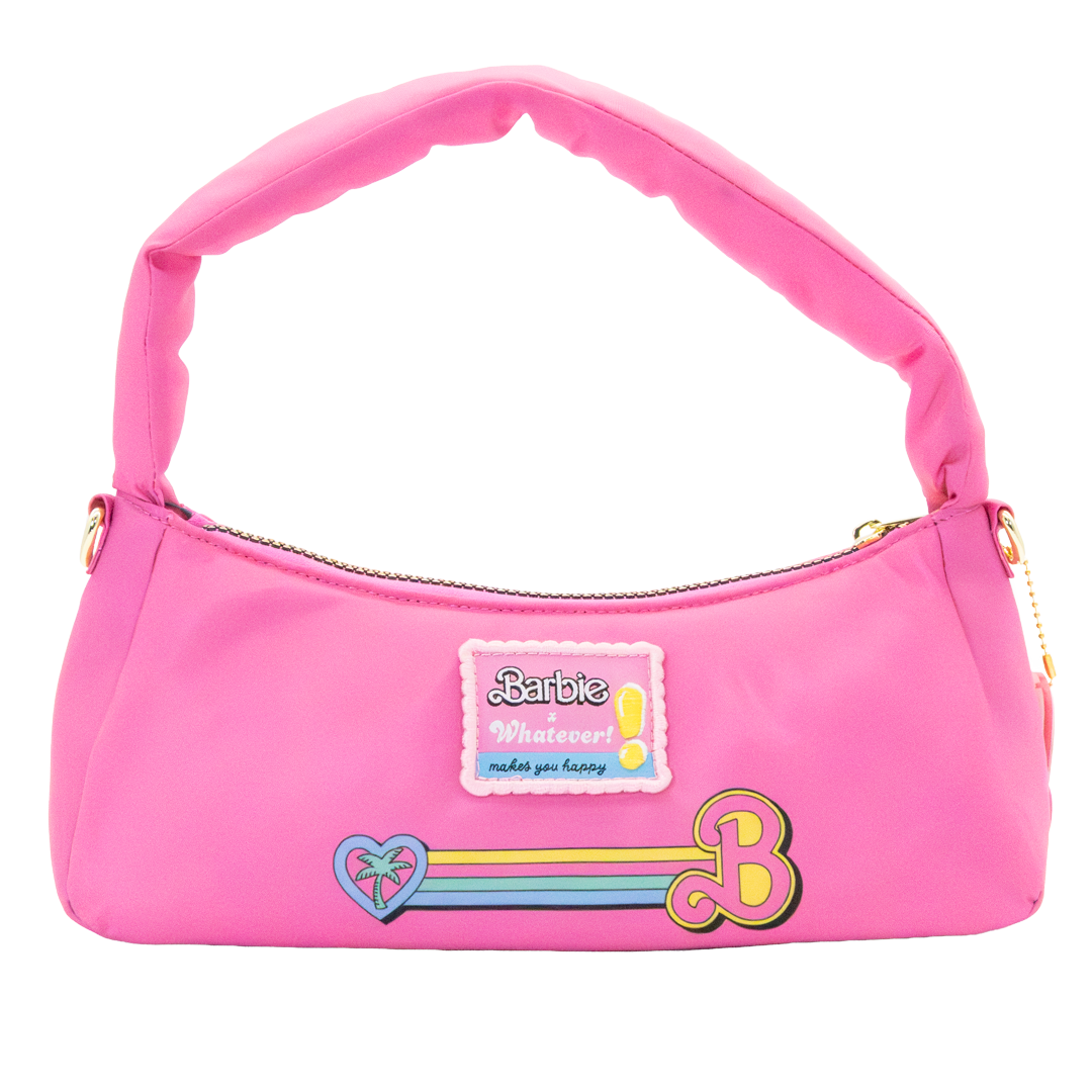 Barbie California Dreamin’ Logo Padded Baguette Bag