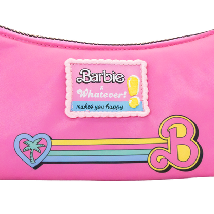 Barbie California Dreamin’ Logo Padded Baguette Bag
