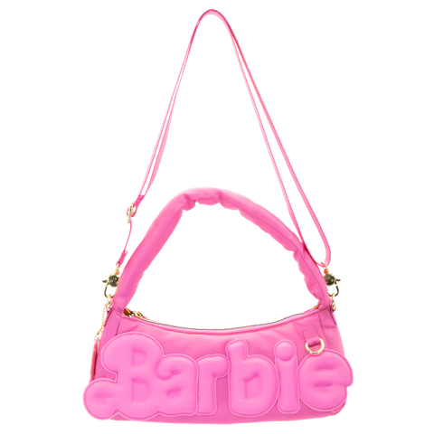 Barbie California Dreamin’ Logo Padded Baguette Bag