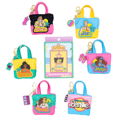 Barbie California Dreamin’ 80’s Mini Tote Bag Charms