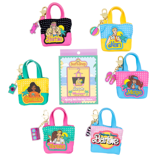 Barbie California Dreamin’ 80’s Mini Tote Bag Charms