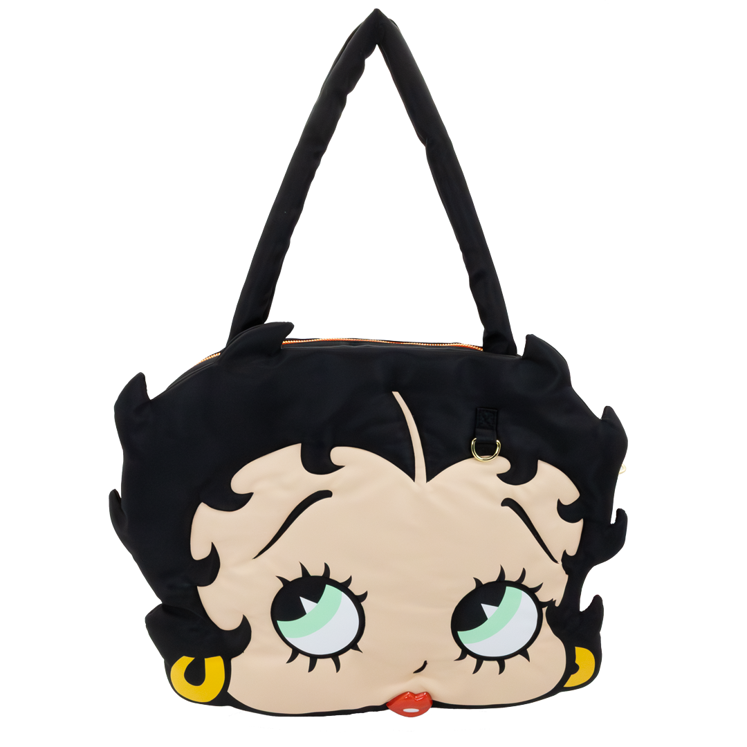 Betty Boop Padded Nylon Head Tote Bag