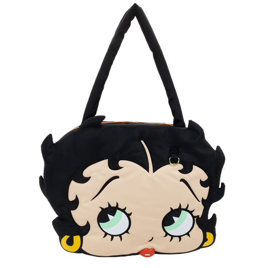 Betty Boop Padded Nylon Head Tote Bag