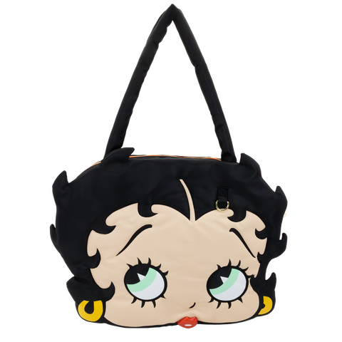 Betty Boop Padded Nylon Head Tote Bag