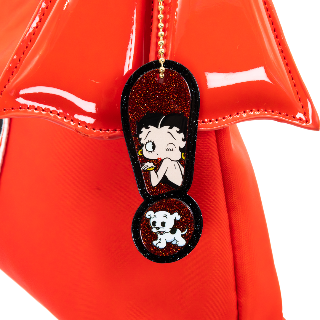 Betty Boop Padded Nylon Baguette w/ Webbing Strap