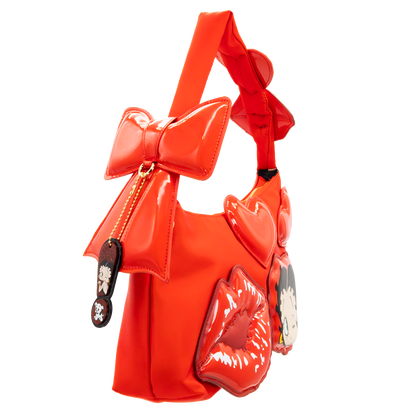 Betty Boop Padded Nylon Baguette w/ Webbing Strap