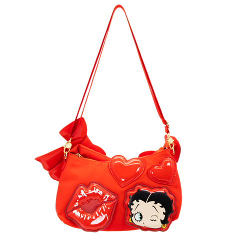 Betty Boop Padded Nylon Baguette w/ Webbing Strap