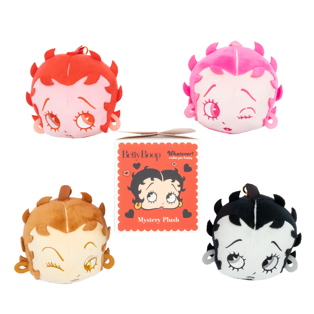 Betty Boop Mystery Box Plush Head Bag Charms