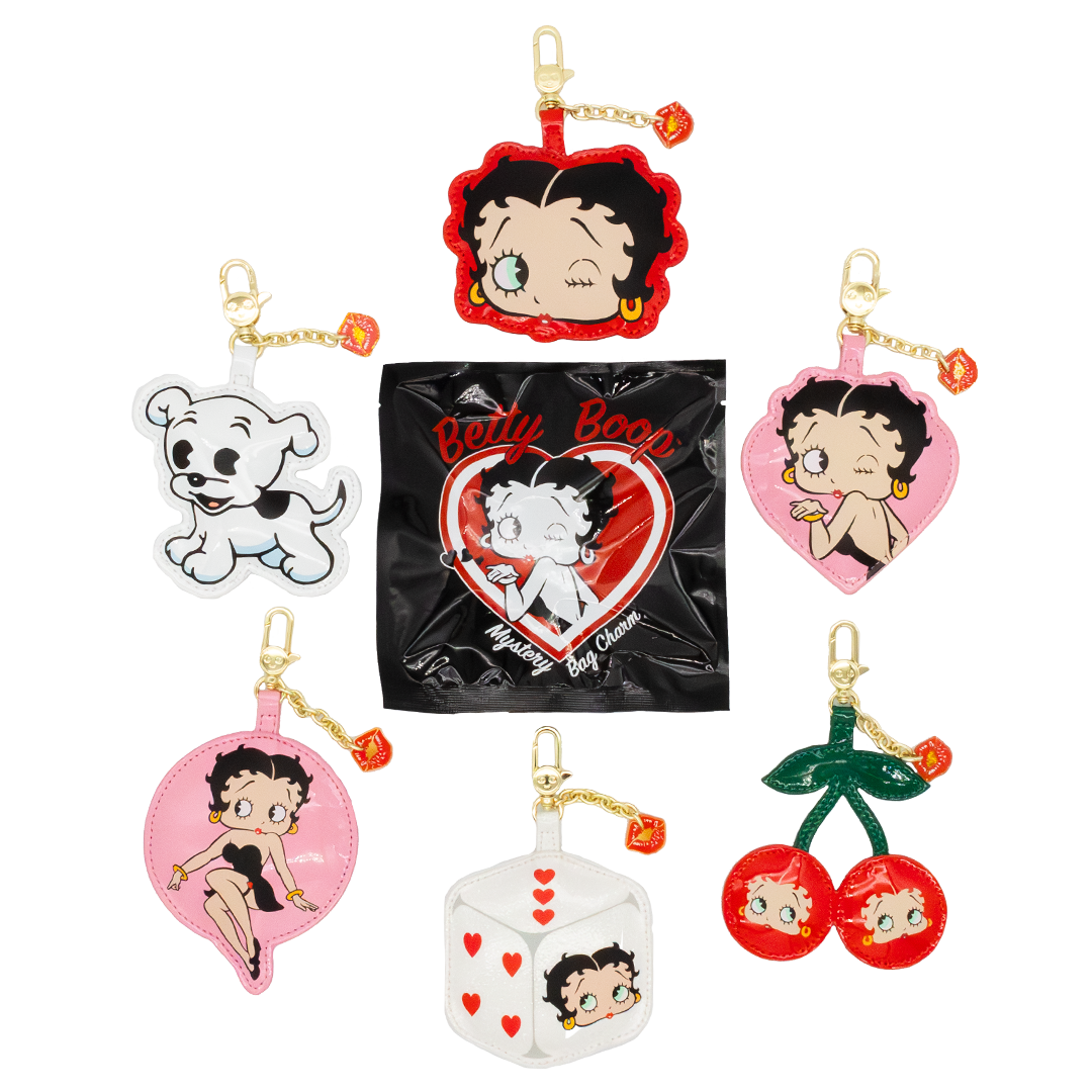 Betty Boop Mystery Bag Icons Padded Vinyl Bag Charms