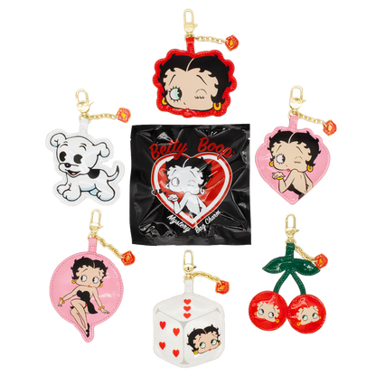 Betty Boop Mystery Bag Icons Padded Vinyl Bag Charms
