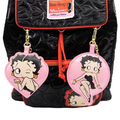Betty Boop Mystery Bag Icons Padded Vinyl Bag Charms