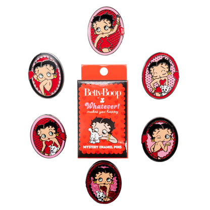Betty Boop Mystery Box Magnetic Cameos Enamel Pins