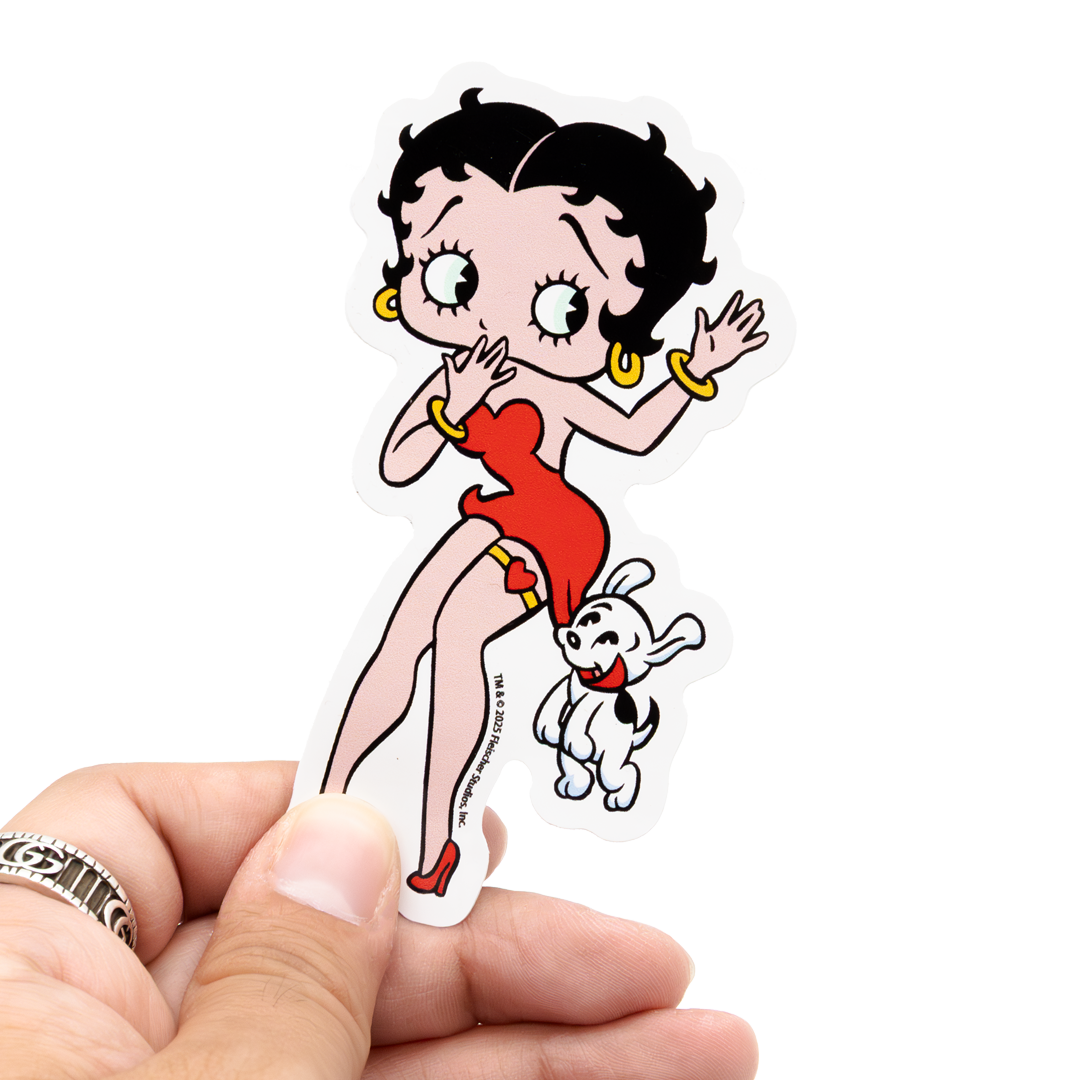 Betty Boop & Pudgy 6-Piece Sticker Pack
