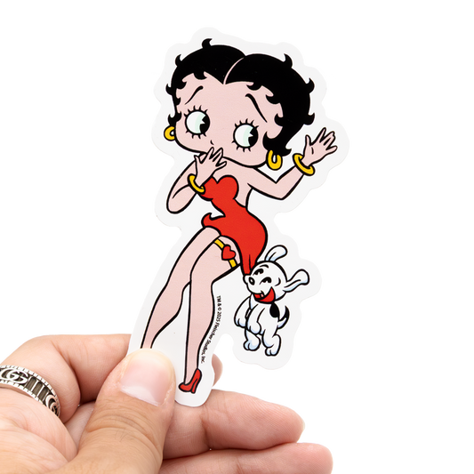 Betty Boop & Pudgy 6-Piece Sticker Pack