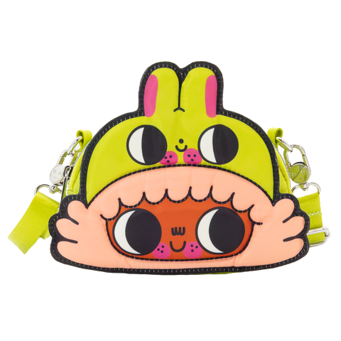 Burger Babie Padded Nylon Mini Crossbody Bag