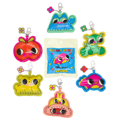 Burger Babie Mystery Bag Padded Vinyl Bag Charms