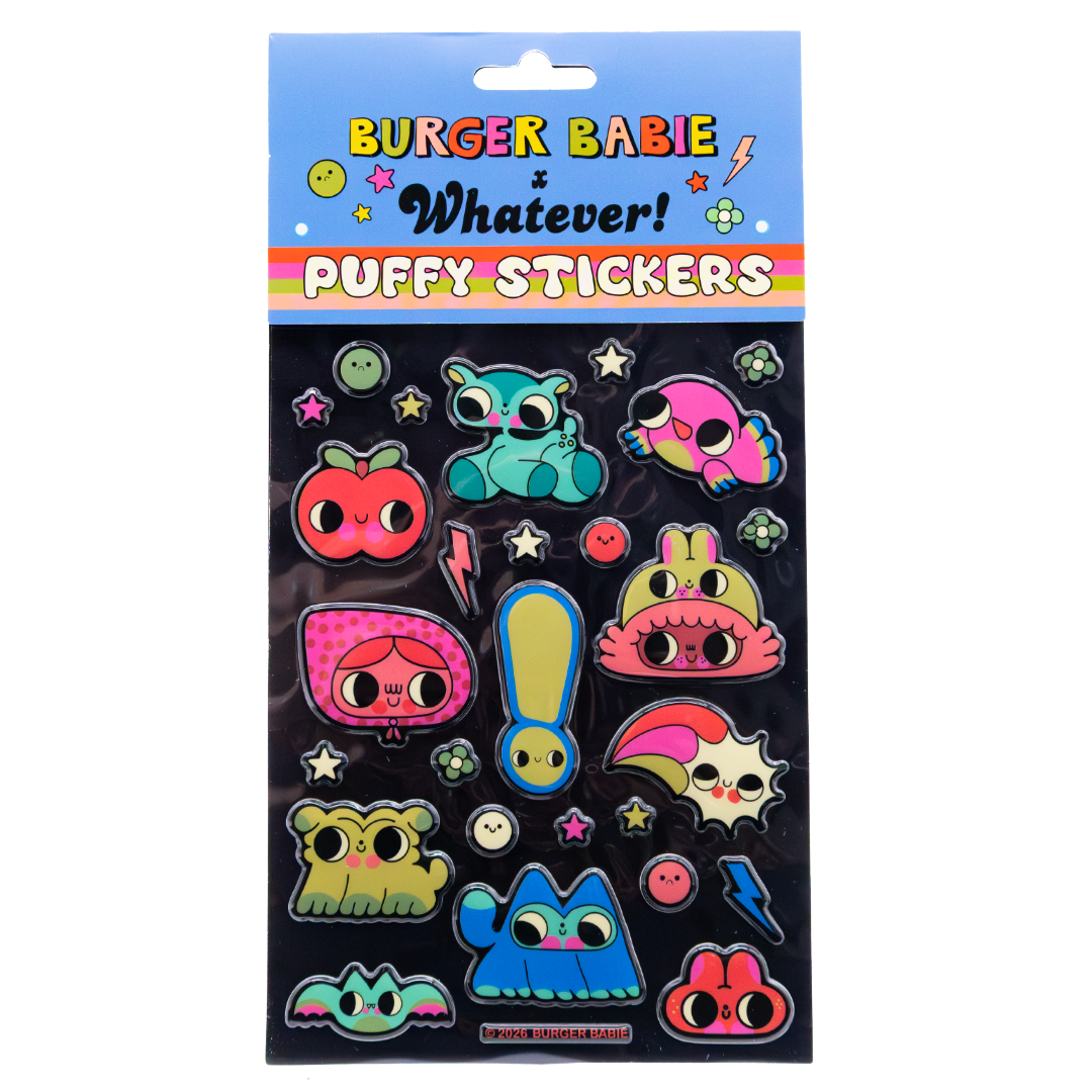 Burger Babie Puffy Sticker Pack