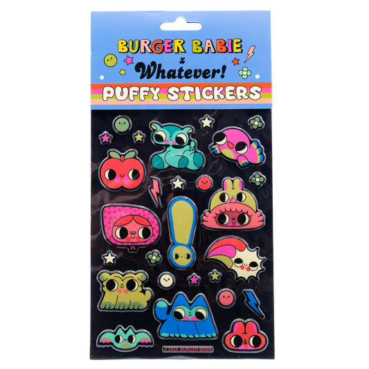 Burger Babie Puffy Sticker Pack