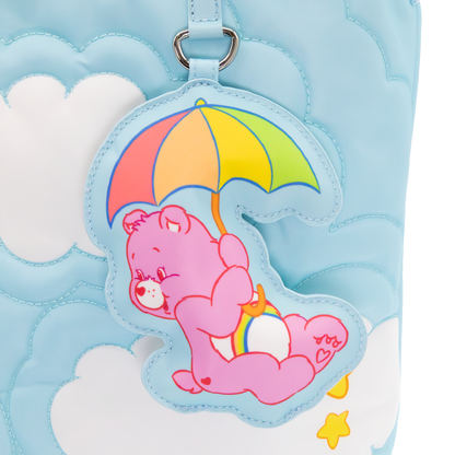 Care Bears and Clouds Quilted Nylon Tote Bag