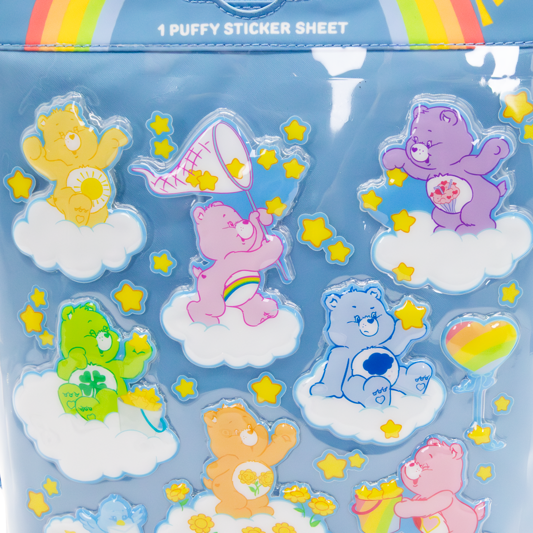 Care Bears Padded Nylon Sticker Sheet Crossbody Bag