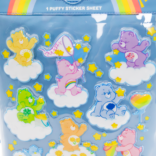 Care Bears Padded Nylon Sticker Sheet Crossbody Bag