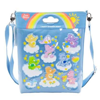 Care Bears Padded Nylon Sticker Sheet Crossbody Bag