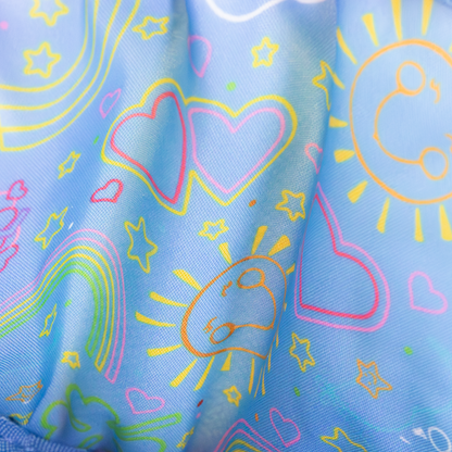 Care Bears Caring Meter Padded Nylon Crossbody Bag