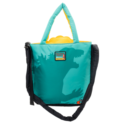 Chibi Godzilla Raids Again Father & Son Padded Die-Cut Tote Bag