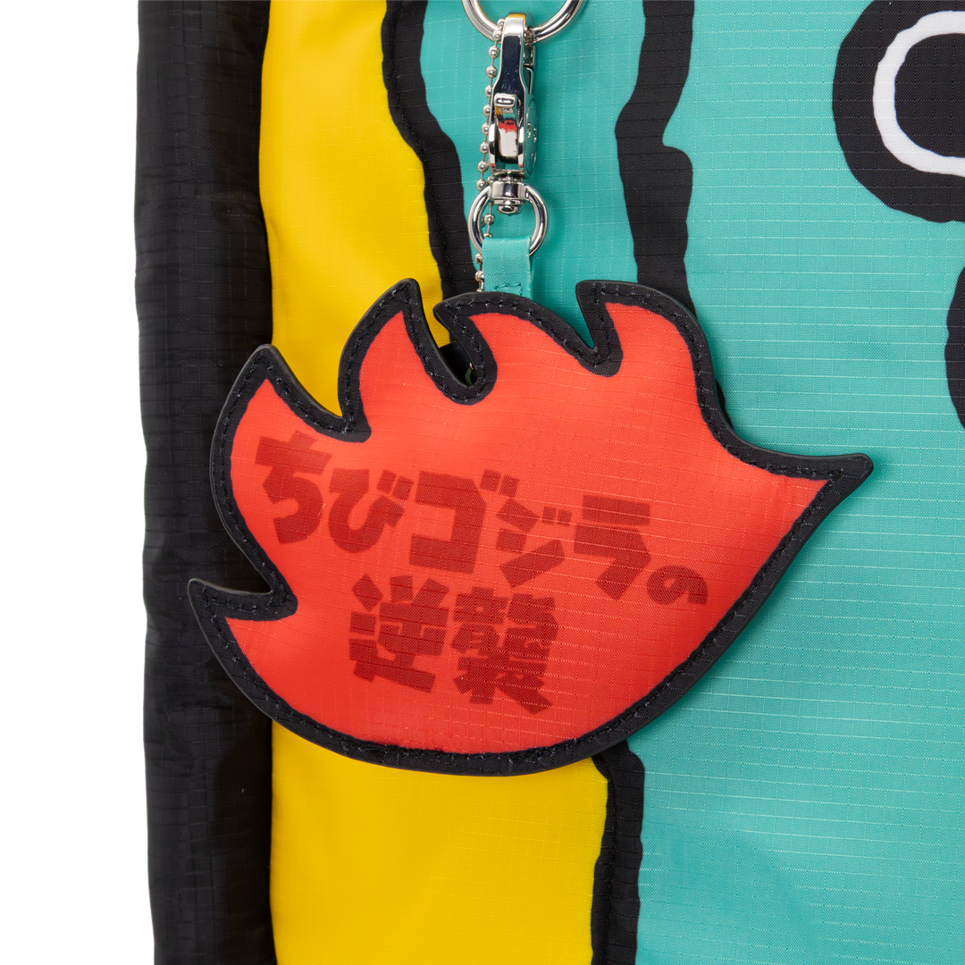 Chibi Godzilla Raids Again Father & Son Padded Die-Cut Tote Bag